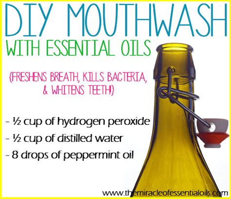 Diy Essential Oil Mouthwash The Miracle Of Essential Oils