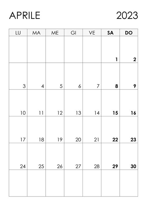 Calendario Verticale 2023 Modello Calendario 2022 In Colori Pastello
