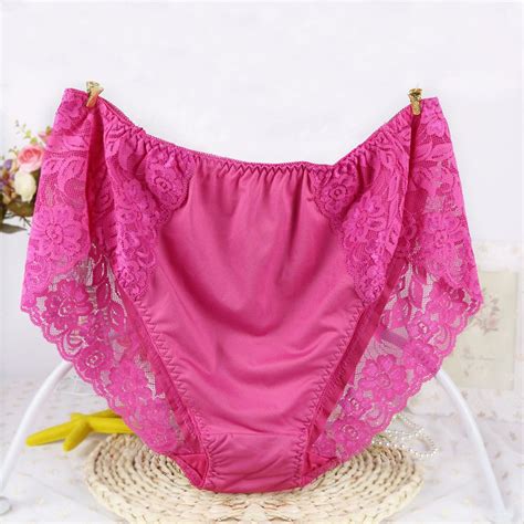 Plus Size Sexy Womens Lace Briefs High Waist Buttock Soft Panties Underwear M36 Ebay