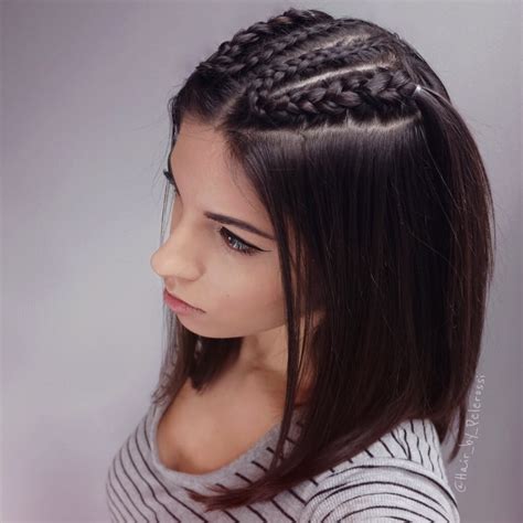 Braids for short hair #1 ✨ the waterfall. 29 Swanky Braided Hairstyles To Do On Short Hair - Wild ...