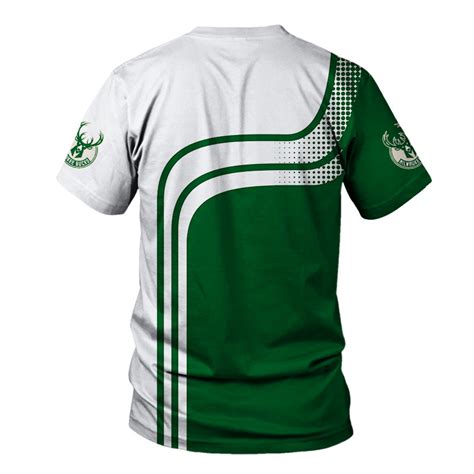 Adidas milwaukee bucks throwback green long sleeve shirt. Milwaukee Bucks T-shirt 3D Short Sleeve O Neck gift for ...