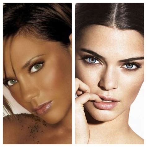 Victoria Beckham Vs Kendall Jenner Contact Lenses Bronzer Make Up