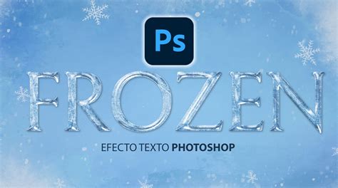 Ice Text Effect In Photoshop Aprende Facil