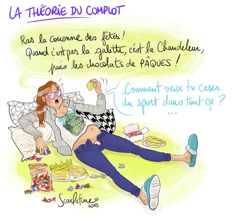 La Th Orie Du Complot Illustration Scarlatine Healthy Humour