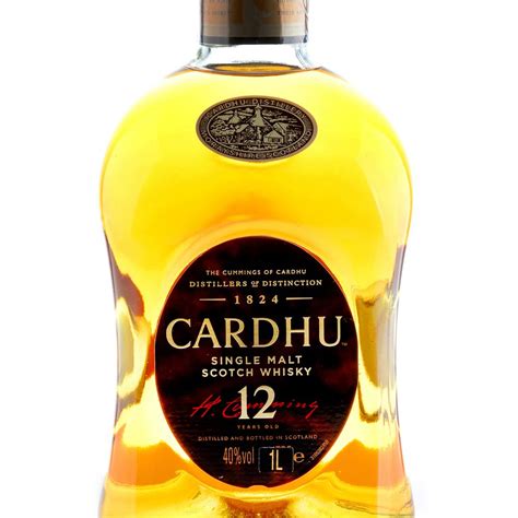 Whisky Cardhu Malt 12 Anos 1l Super Adega