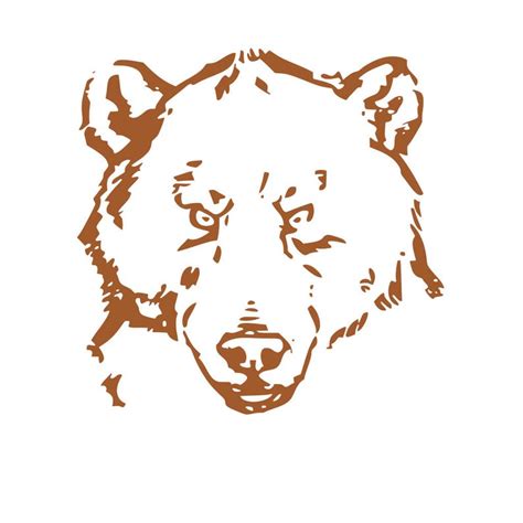 Bear Face Svg Design Cutting File Also Includes Png For Etsy
