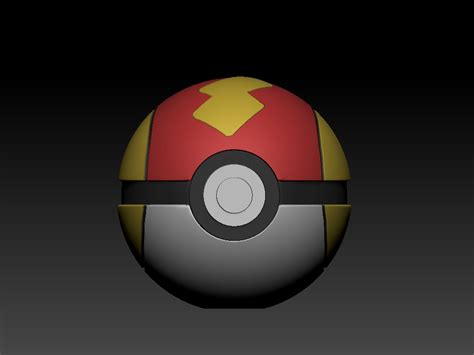 Stl File Pokemon Fast Ball Pokeball 🐉・model To Download And 3d Print・cults