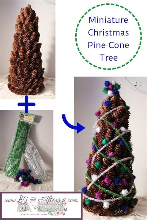 Miniature Christmas Pine Cone Tree B4 And Afters Christmas Pine