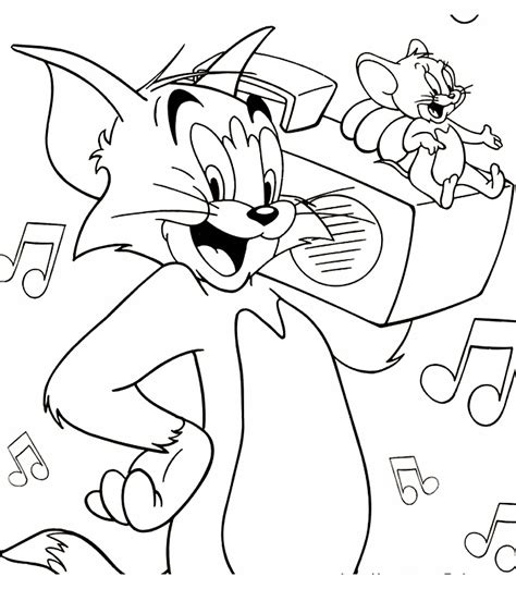 Dibujo De Tom Y Jerry Para Colorear Y Pintar My Xxx Hot Girl