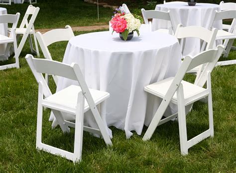 We carry high chairs, chairs and tables that can seat anywhere between 8 to 12 children and the best part is that they are kid size. A&G Tent Rentals Table and Chair Rentals