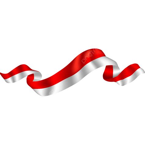 Pita Bendera Merah Putih Png Bendera Indonesia Vector Pita Merah Riset