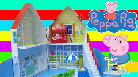 New Peppa Pig Holiday Sunshine Villa Playset 2015 Casa De Vacaciones Y