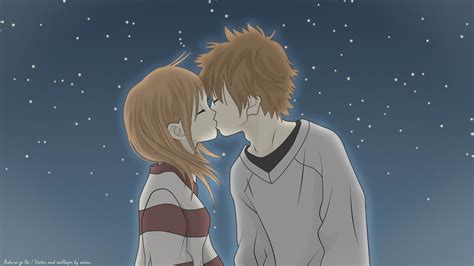 Download Anime Love Kissing Wallpaper Hd Desktop By Abaker Anime Love Wallpaper Anime