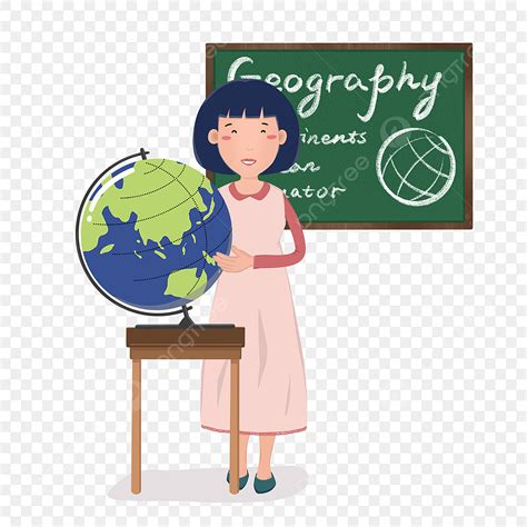 Professeur De Géographie Enseignant Enseignant Clipart PNG Prof