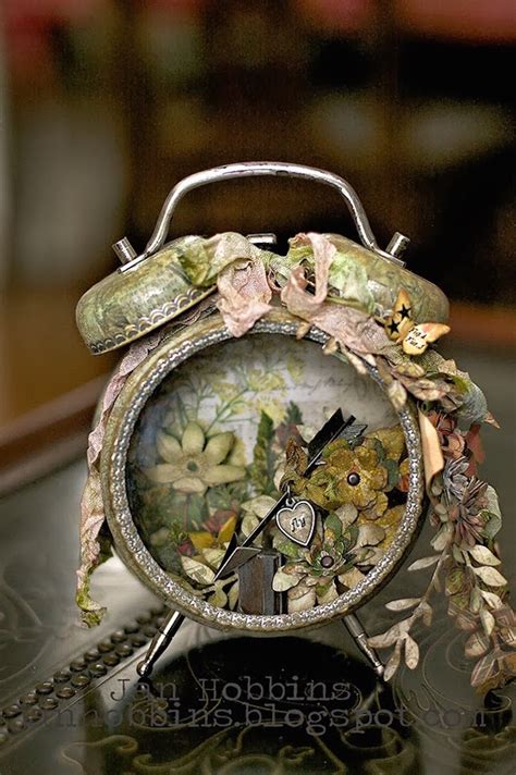 15 Altered Vintage Alarm Clocks For Some Crafty Diy Inspiration