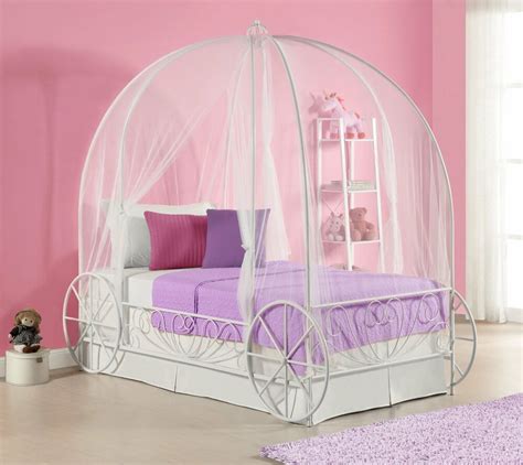 The design of the bed is stylish and elegant. Twin Disney Princess Cinderella Fairytale Carriage Girl ...