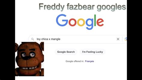 Freddy Fazbear Googles Toy Chica X Mangle YouTube
