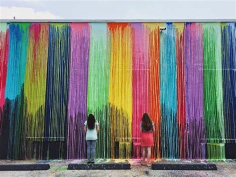 How to paint a rainbow wall', i'm no authority on how to draw a rainbow with precision. The SoHo: Paint Wall