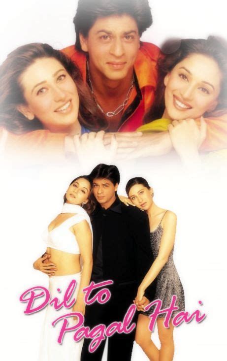 Dil To Pagal Hai Poster With Images Bollywood Movies