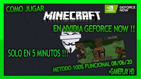 ️como Jugar Minecraft En Nvidia Geforce Now ️ Facil Y RÁpidopatched