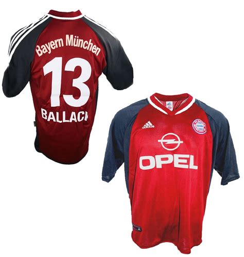 Günstig, schnell und bequem online bestellen. Adidas FC Bayern München Trikot 13 Michael Ballack 2001/02 ...