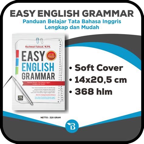 Easy English Grammar Buku Panduan Belajar Tata Bahasa Inggris Lengkap