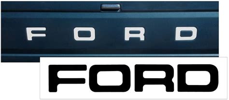 1987 91 Ford F150 F350 Tailgate Letter Decal Set Styleside