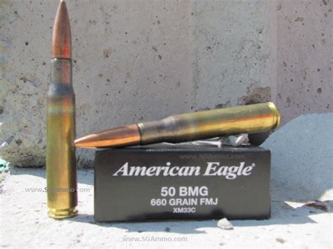 100 Round Case 50 Cal Bmg Lake City Federal M33 Ball 660 Grain Fmj