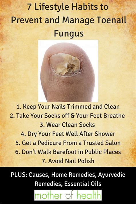Natural Remedies For Toenail Fungus Including Lifestyle Habits Home