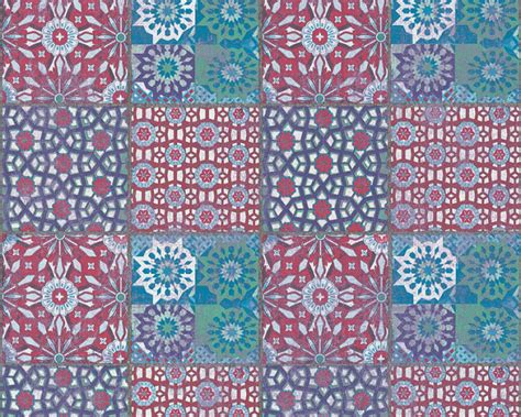 El tapete queda muy bien en esta sala.the rug looks really great in this living room. A.S. Création Tapete «Fliesen, 3D, Blau, Braun, Grün, Rosa ...