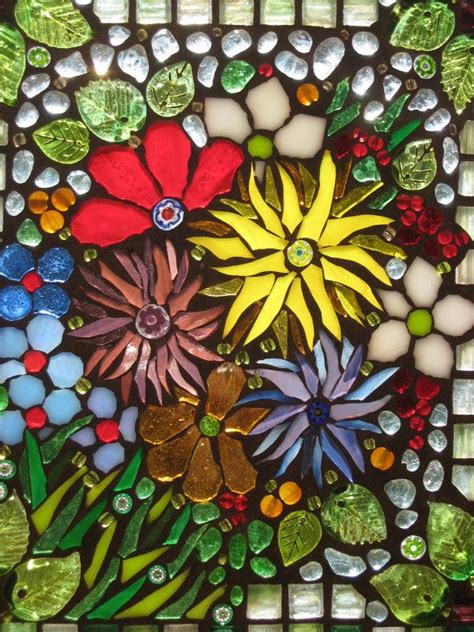 Floral Bouquet By Theglassgardenshop On Etsy Stained Glass Patterns Floral Bouquets Stained