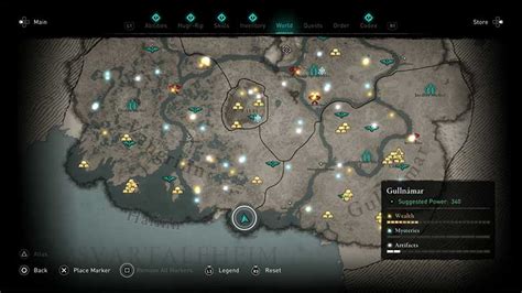 AC Valhalla Dawn Of Ragnarok Map Of Tove S Tale Treasure Map Guide