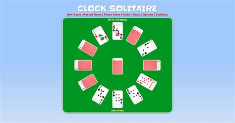 Maybe you would like to learn more about one of these? Clock Solitaire | Play it online
