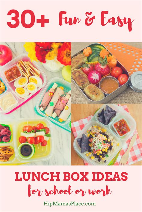 30 Fun And Easy Lunch Box Ideas For School Or Work Easy Lunch Boxes