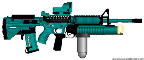 Bullpup M4 Dietrich Standard Rifle With Holographic And Fl Flickr