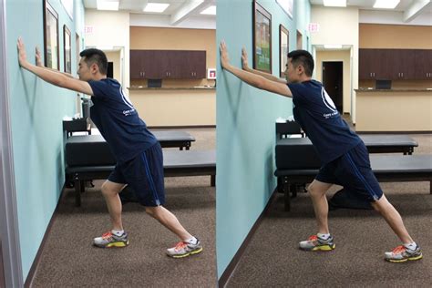 Calf Stretch Gastrocnemius And Soleus Stretch Your Calf Muscles To Stretch The Deeper Soleus