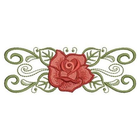 Art Deco Roses Embroidery Designs Machine Embroidery Designs At