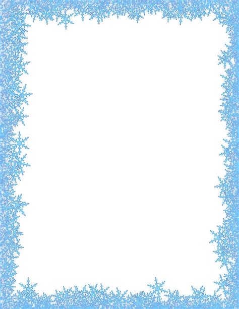 46 Winter Border Clipart Images Alade