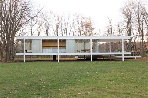 File Farnsworth House By Mies Van Der Rohe Exterior Wikimedia Commons