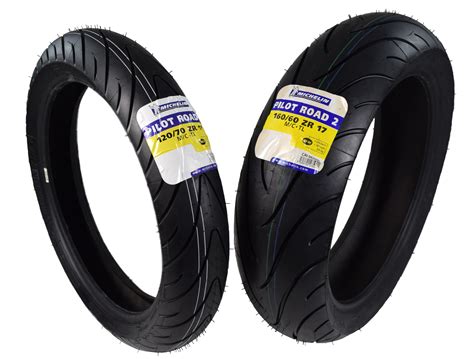 Michelin Road 2 12070zr17 Front 16060zr17 Rear Motorcycle Tires Set