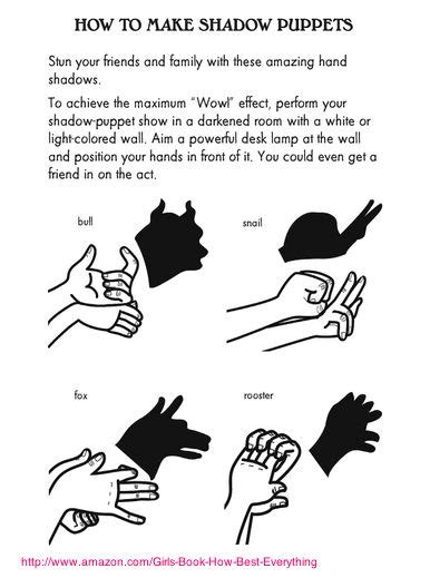 How To Make Shadow Puppets Shadow Puppets Hand Shadows
