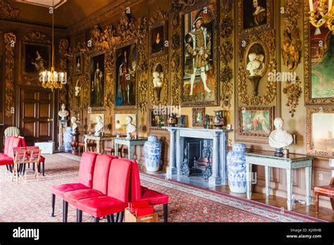 England West Sussex Petworth Petworth House The Carved Room Stock