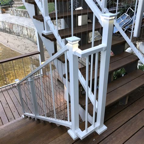 Westbury Verticable Stair Rail Section With Mounts 4 X 36
