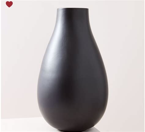 Pure Black Matte Ceramic Vases Vase Black Vase Colored Glass Vases