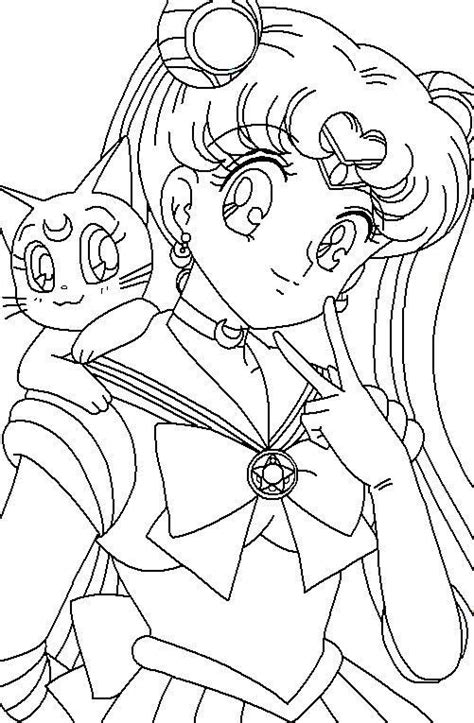 #sailor moon #sailor jupiter #sailor venus #sailor moon fanart #sailor moon art #90's anime #80's anime #manga #anime #kawaii #digital drawing #digital coloring #redrawing #screencap #artist on tumblr #artwork #art #fanart #ink. Elegant Sailor Moon Coloring Page in 2020 | Sailor moons ...