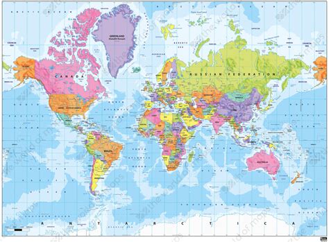 A Map Of The World With Countries Topographic Map Of Usa With States
