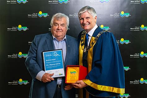Business Award 2023 Bl Shipway And Co David Shipway City Of West Torrens