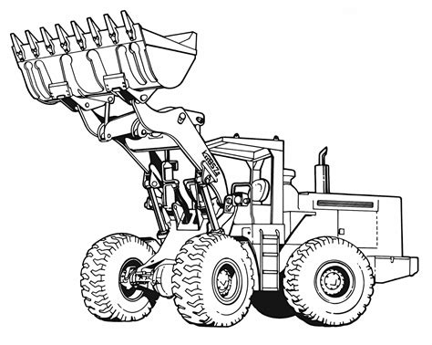 Front End Loader Coloring Pages