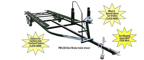 Tandem Axle Trailers For Pontoon Boats
