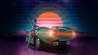 Retro Neon Synthwave Wallpapers 80s Drive Background